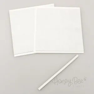 1/4” Black Foam Strips - 6x6” 2pk Sheets - 48 Strips
