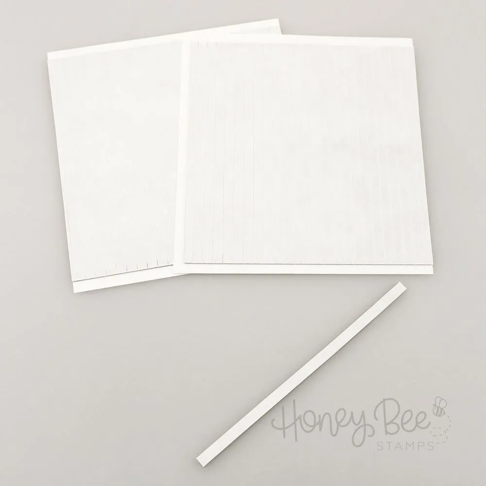 1/4” Black Foam Strips - 6x6” 2pk Sheets - 48 Strips