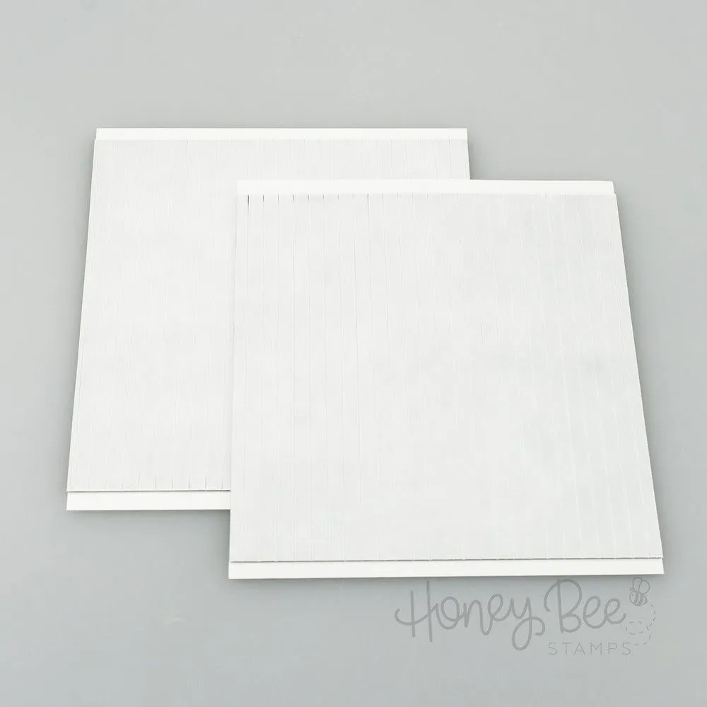1/4” Black Foam Strips - 6x6” 2pk Sheets - 48 Strips