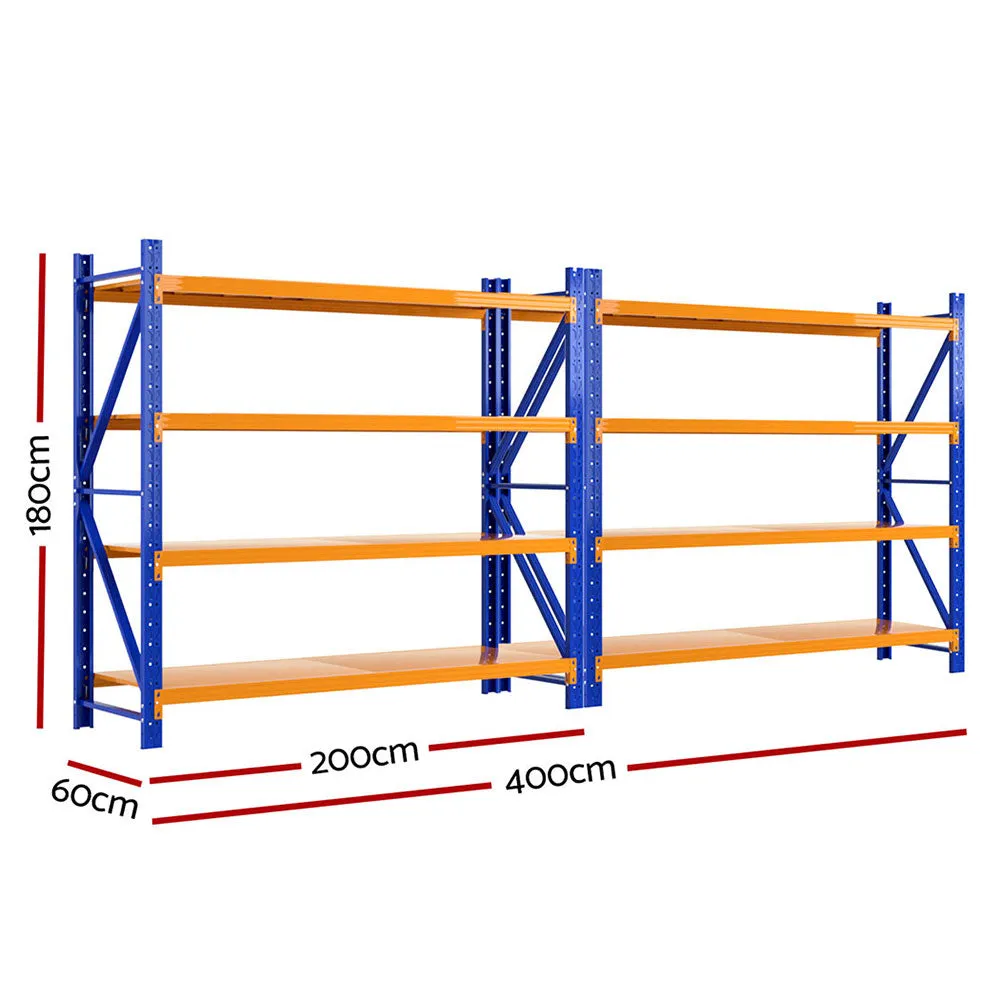 4M x 1.8M Warehouse Shelving | Garage Storage Rack