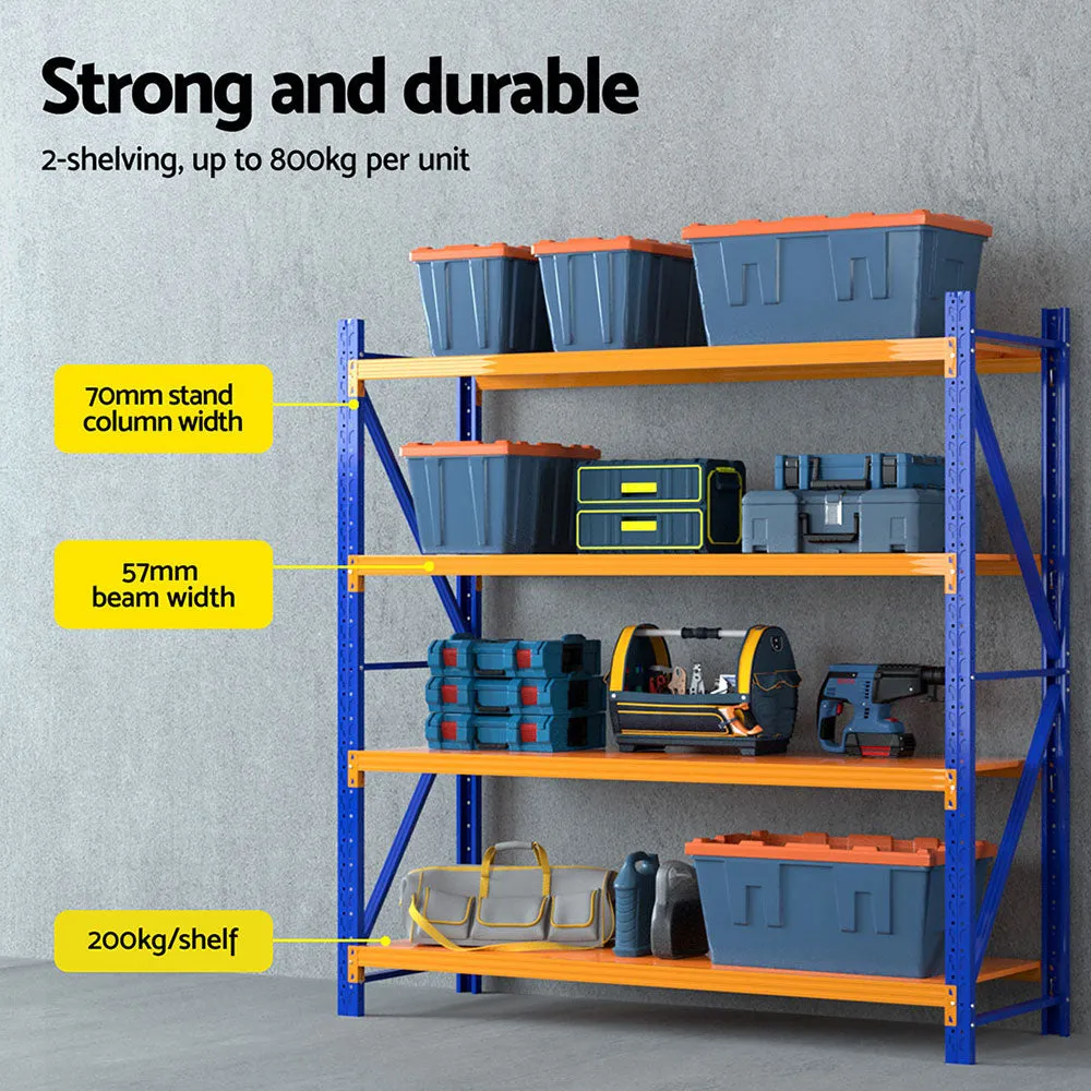 4M x 1.8M Warehouse Shelving | Garage Storage Rack