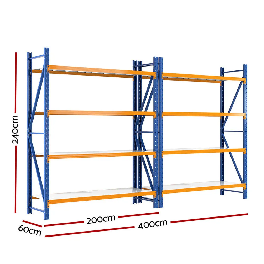 4M x 2.4M Garage Shelving | Warehouse Storage Rack