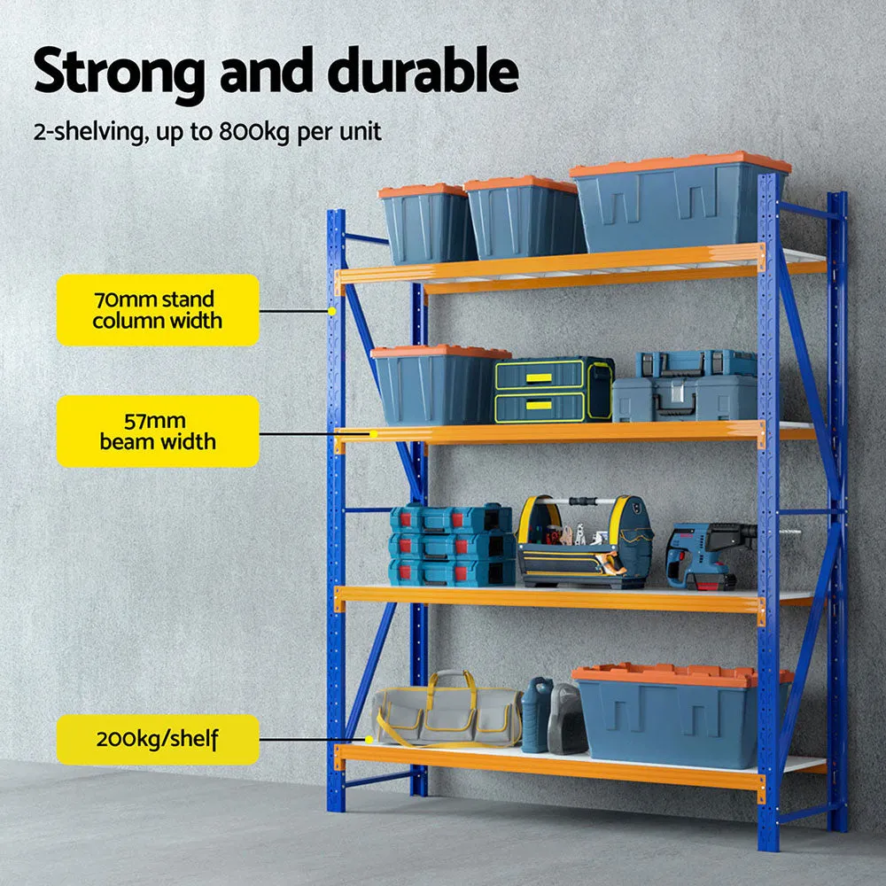 4M x 2.4M Garage Shelving | Warehouse Storage Rack