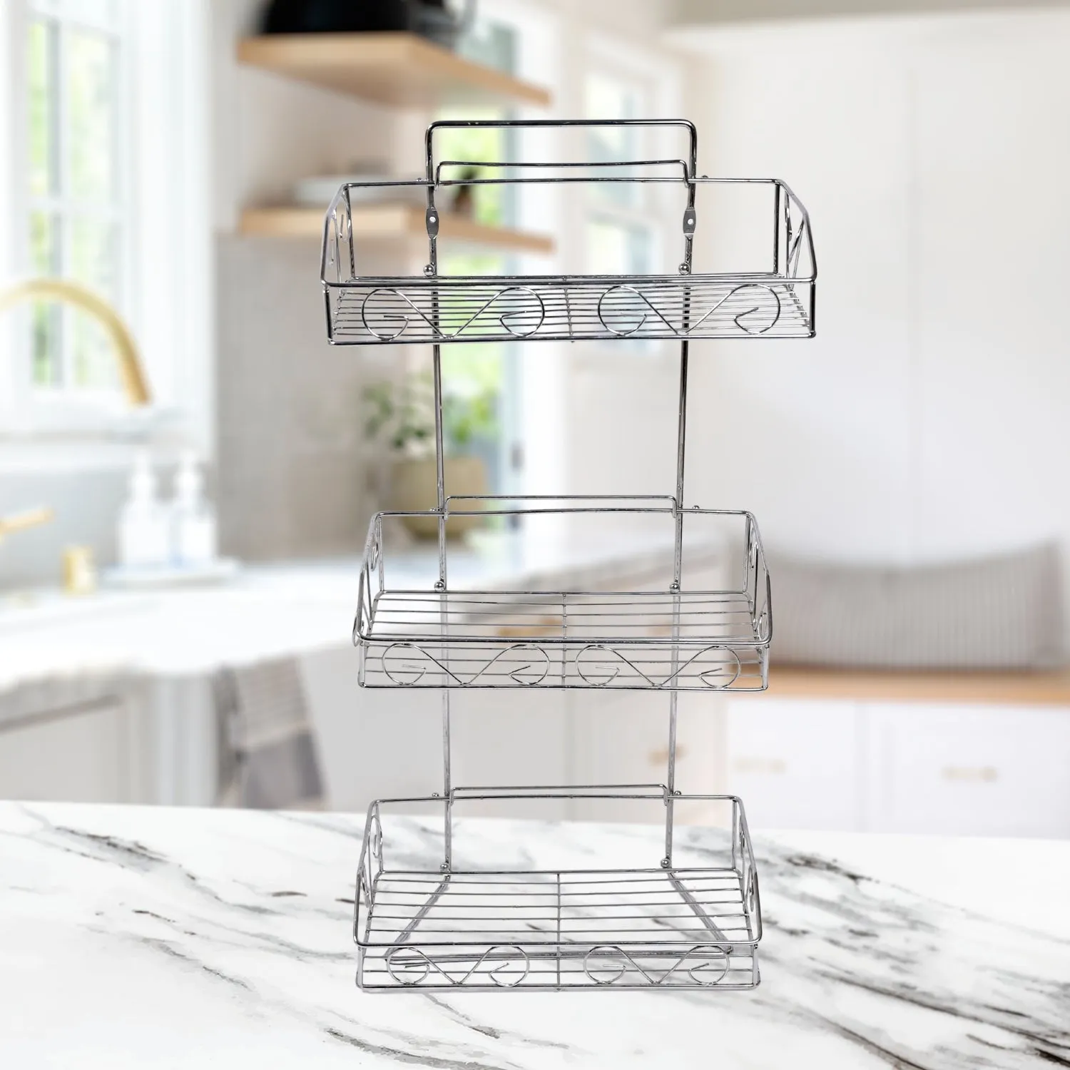 5240 Stainless Steel Detergent Rack  /  Detergent Holder  /  Wall Mounted Rack  /  Bathroom Shelf