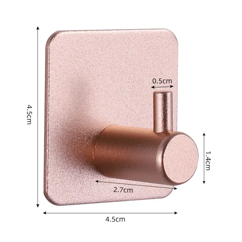Adhesive Wall Hooks Mounted Door Key Cloth Coat Bathroom Robe Hanger Kitchen Hardware Rack Shelf Bag Hook Organizer For Hanging