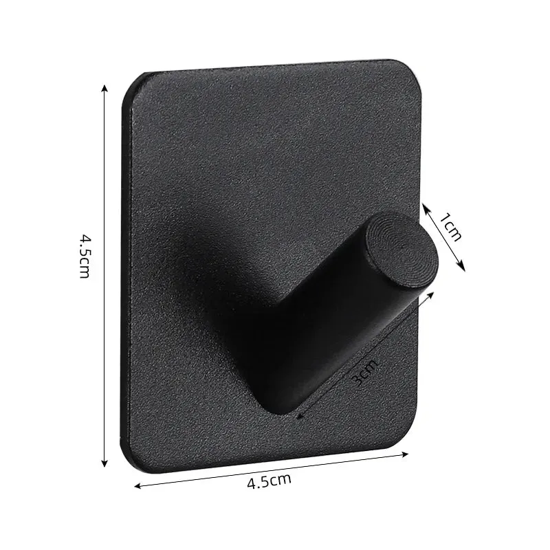 Adhesive Wall Hooks Mounted Door Key Cloth Coat Bathroom Robe Hanger Kitchen Hardware Rack Shelf Bag Hook Organizer For Hanging