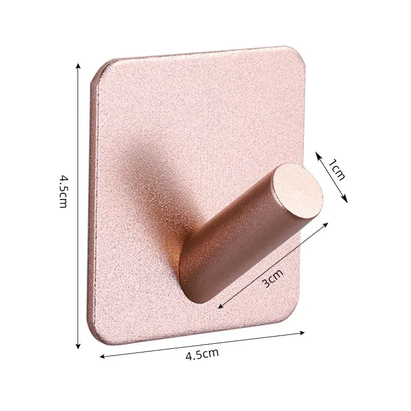 Adhesive Wall Hooks Mounted Door Key Cloth Coat Bathroom Robe Hanger Kitchen Hardware Rack Shelf Bag Hook Organizer For Hanging