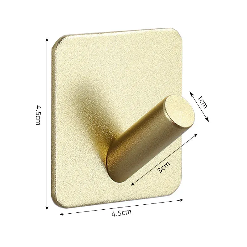 Adhesive Wall Hooks Mounted Door Key Cloth Coat Bathroom Robe Hanger Kitchen Hardware Rack Shelf Bag Hook Organizer For Hanging