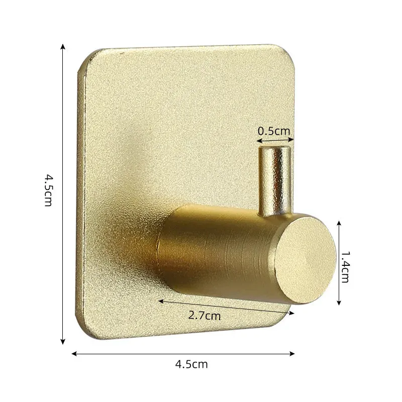 Adhesive Wall Hooks Mounted Door Key Cloth Coat Bathroom Robe Hanger Kitchen Hardware Rack Shelf Bag Hook Organizer For Hanging