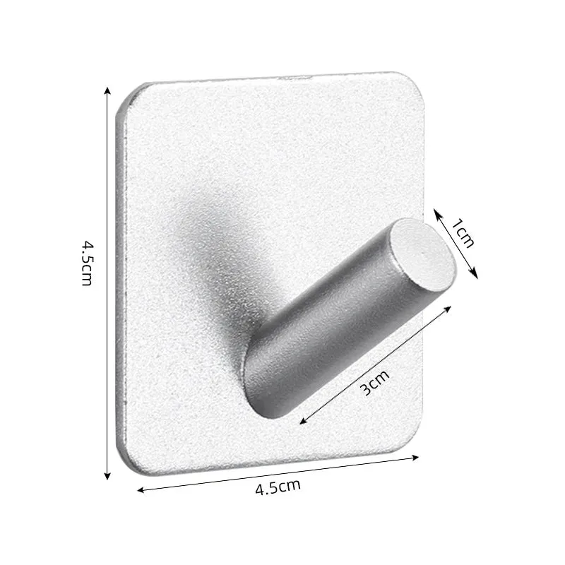 Adhesive Wall Hooks Mounted Door Key Cloth Coat Bathroom Robe Hanger Kitchen Hardware Rack Shelf Bag Hook Organizer For Hanging