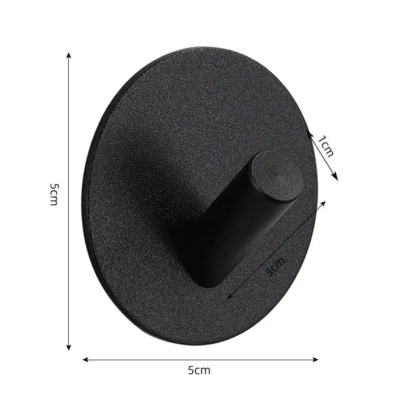 Adhesive Wall Hooks Mounted Door Key Cloth Coat Bathroom Robe Hanger Kitchen Hardware Rack Shelf Bag Hook Organizer For Hanging