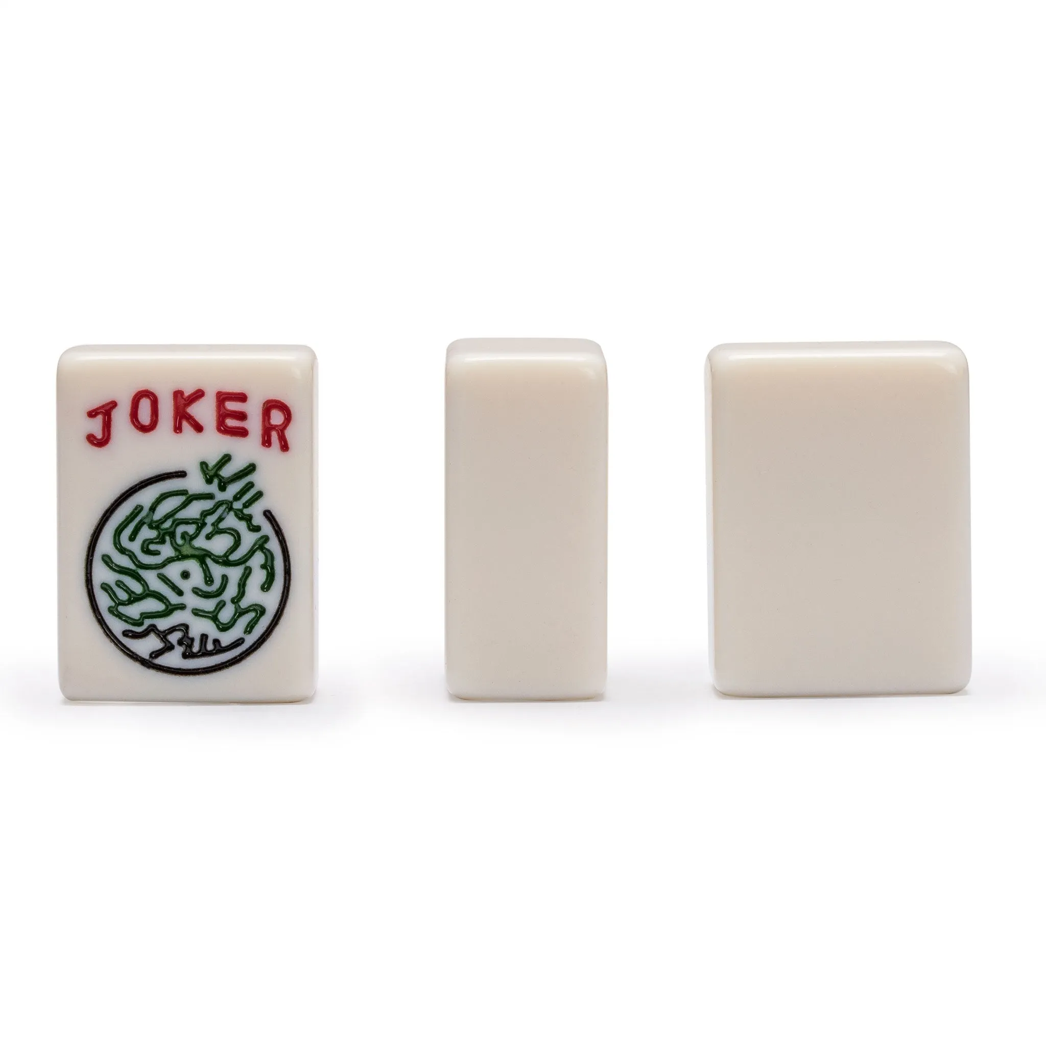 American Mahjong Game Set, "Sapphire" with Blue Soft Case - Racks with Pushers, Scoring Coins, Dice, and Wind Indicator