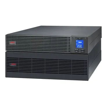 APC Easy UPS On-Line, 10kVA/10kW, Rackmount 5U, 230V, Hard wire 3-wire(1P N E) outlet, Intelligent Card Slot, LCD, Extended Runtime, W/ Rail Kit
