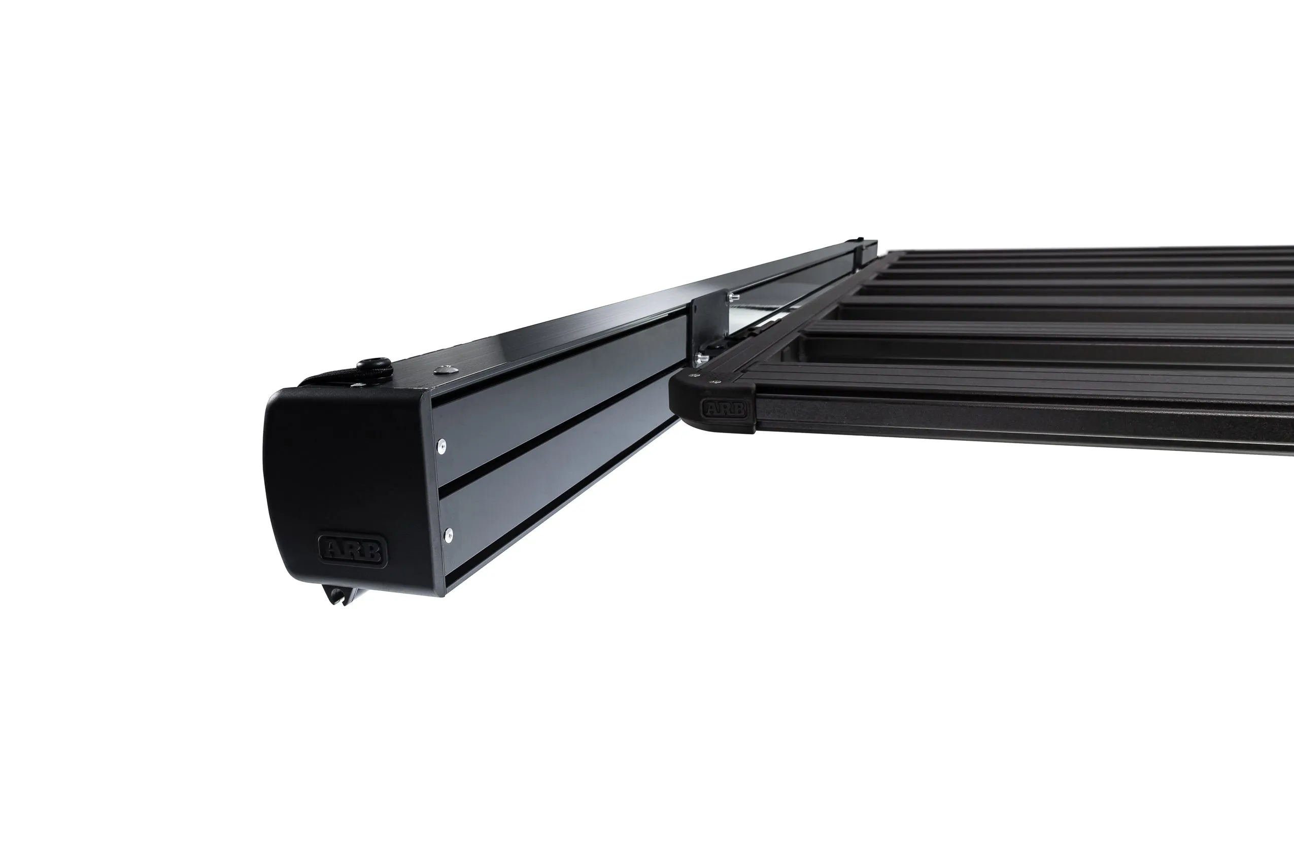 ARB GLOSS BLACK ALUMINUM AWNING 2500MM WITH LED LIGHT
