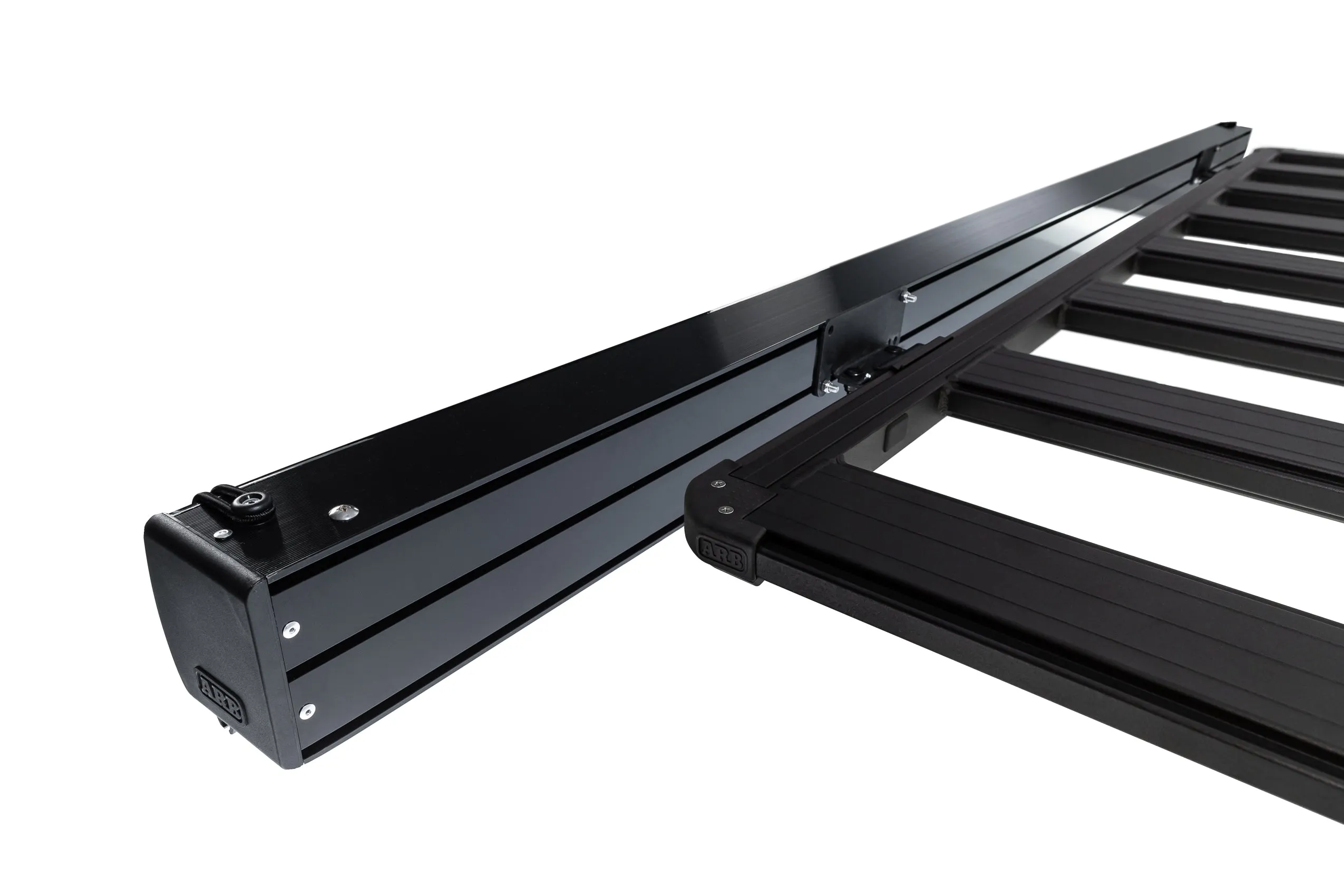 ARB GLOSS BLACK ALUMINUM AWNING 2500MM WITH LED LIGHT