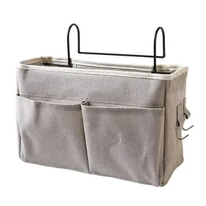 Bedside Storage Rack Dorm Room Hanging Basket for Bedroom Organization