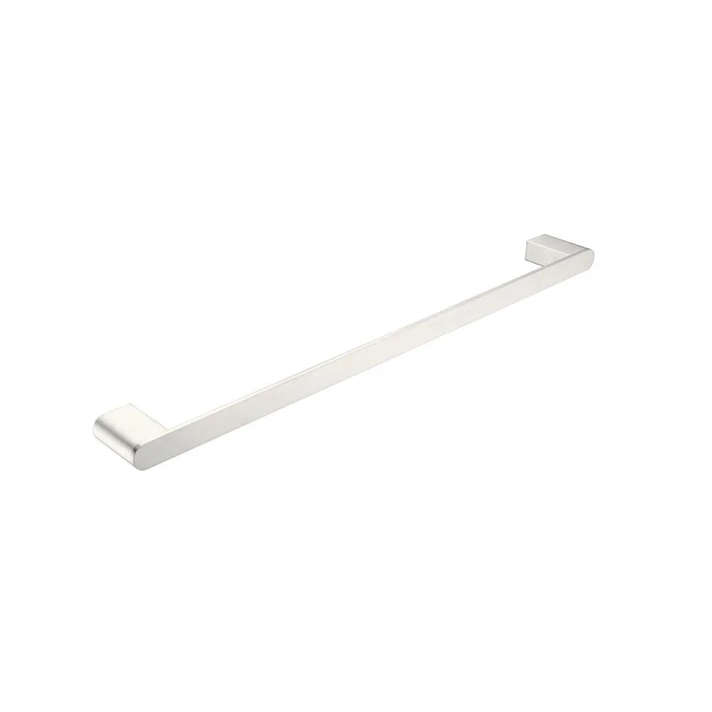 Bianca Single Towel Rail Brushed Nickel 800MM 9030-BN