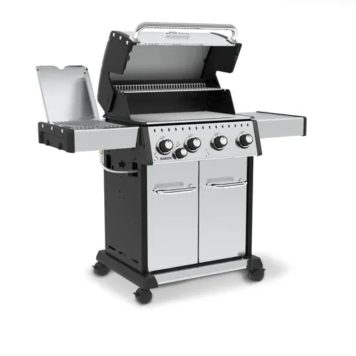 Broil King BARON S440 PRO IR BBQ with Infrared Side Burner