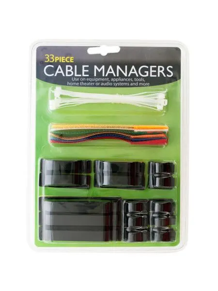Cable Management Set (Available in a pack of 4)