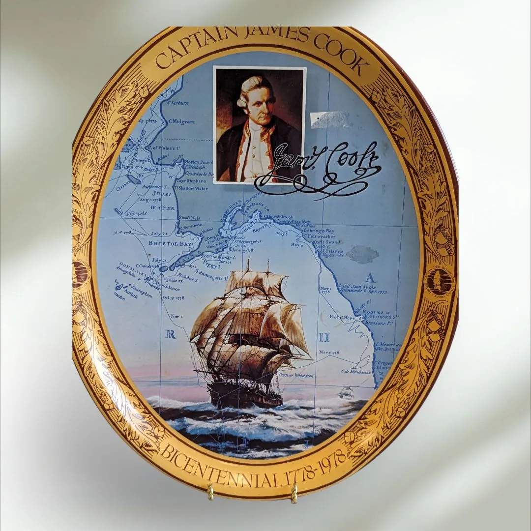 Captain James Cook bicentennial 1778-1978 Coca-Cola tray