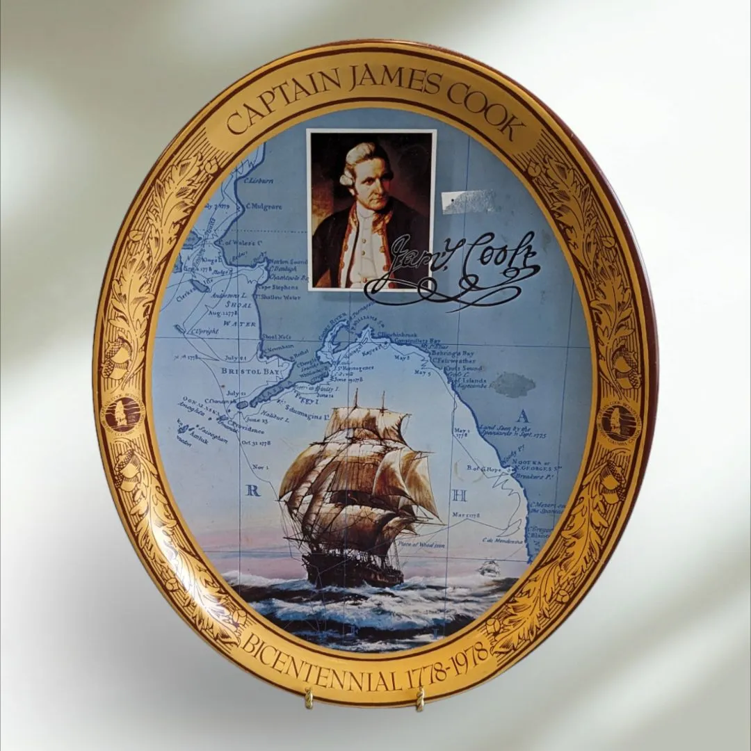 Captain James Cook bicentennial 1778-1978 Coca-Cola tray