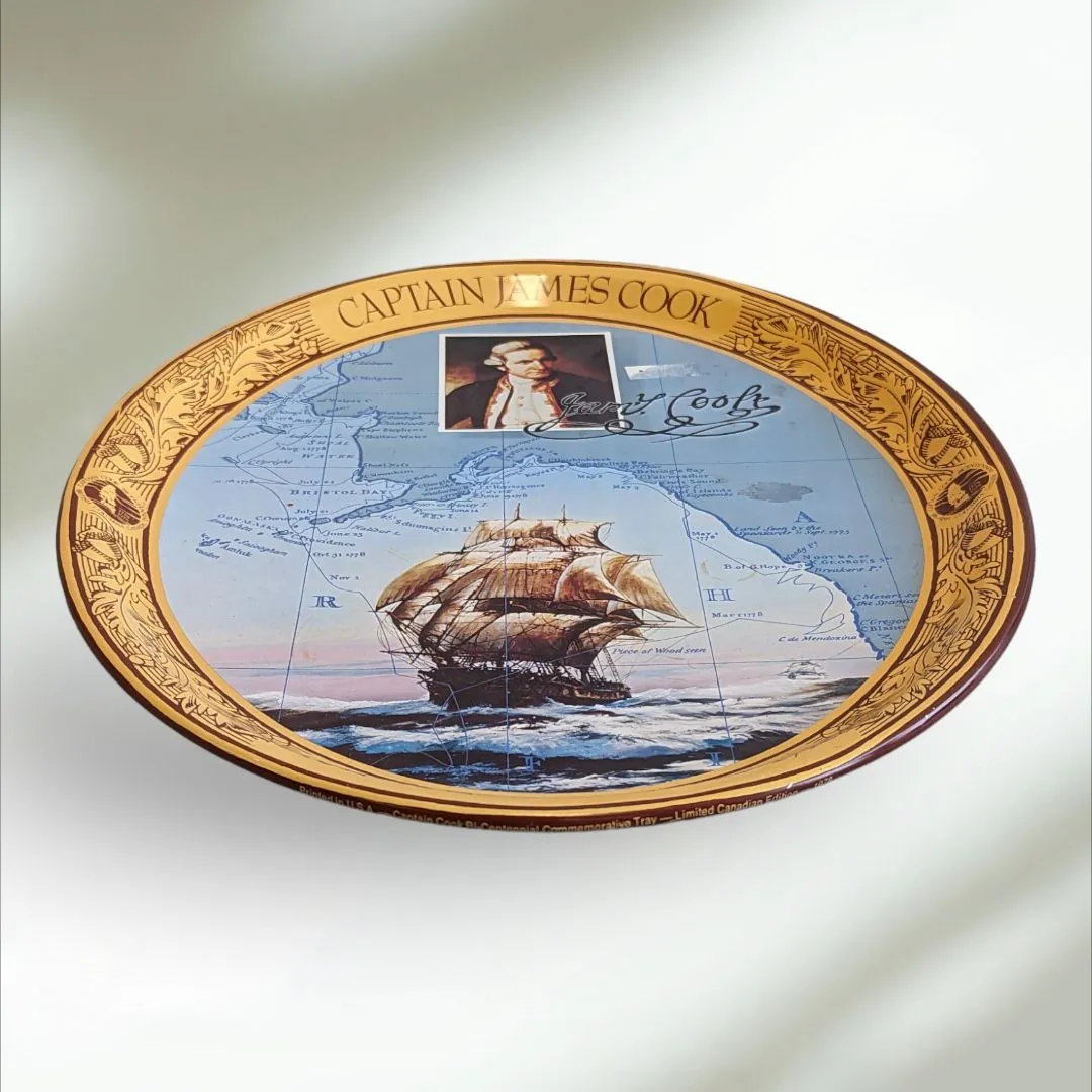 Captain James Cook bicentennial 1778-1978 Coca-Cola tray