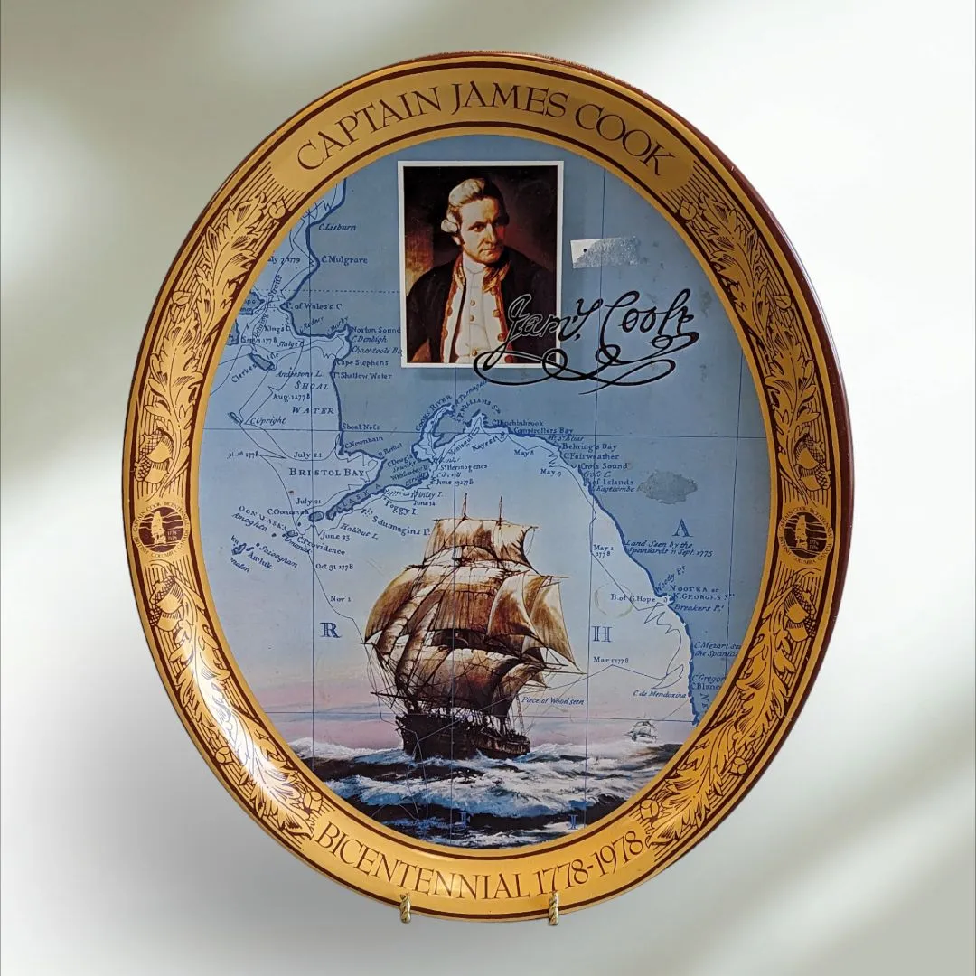 Captain James Cook bicentennial 1778-1978 Coca-Cola tray
