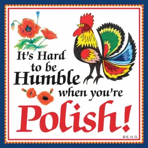 Ceramic Wall Plaque Humble Polish