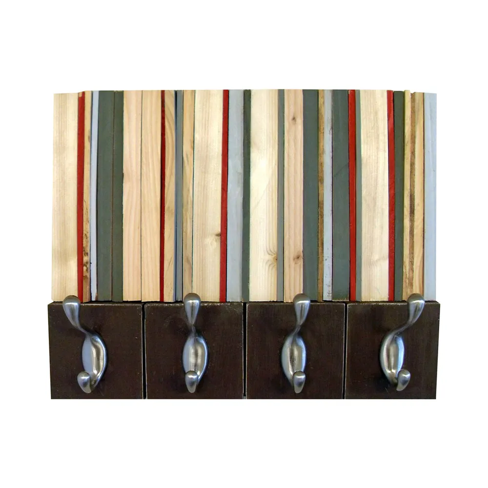 Coat Rack - Reclaimed Wood Coat Hanger - 14x11