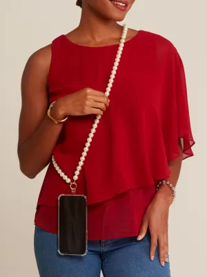 Fiona Pearl Crossbody Necklace