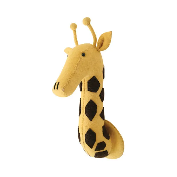 Fiona Walker Animal Head – Giraffe Yellow