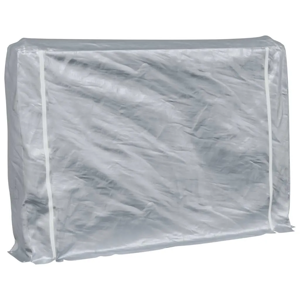 Firewood Rack with Rain Cover 200x25x150 cm Galvanised steel