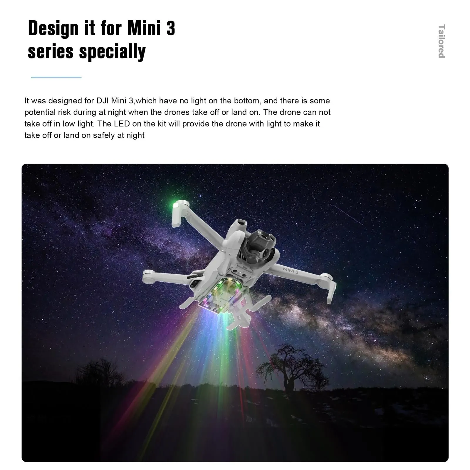 Foldable Landing Gear for Dji Mini 3 - Anti-fall & Heightened