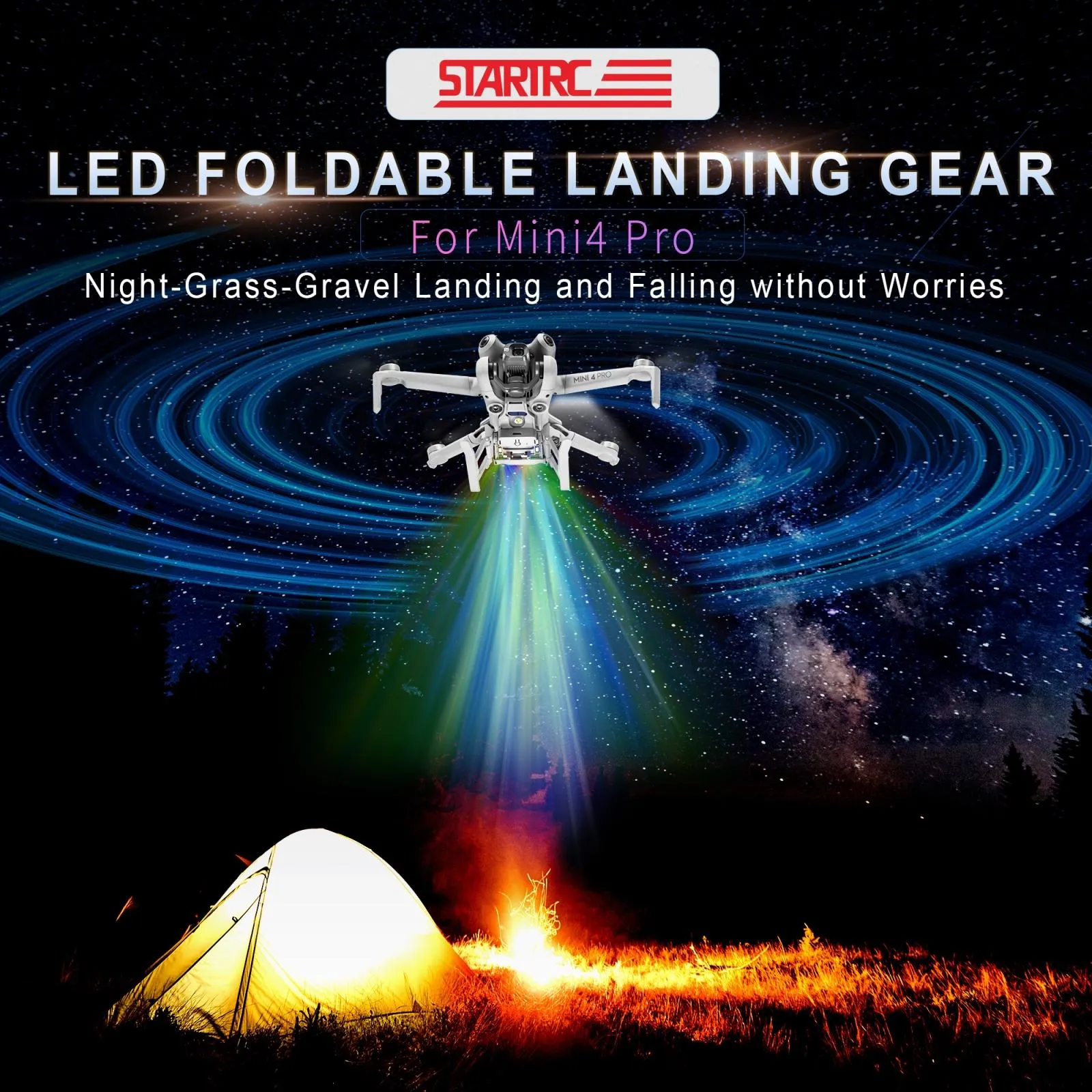 Foldable Landing Gear Training Rack for Dji Mini 4 Pro