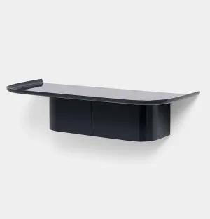 HAY Korpus Shelf in Midnight Blue – Medium