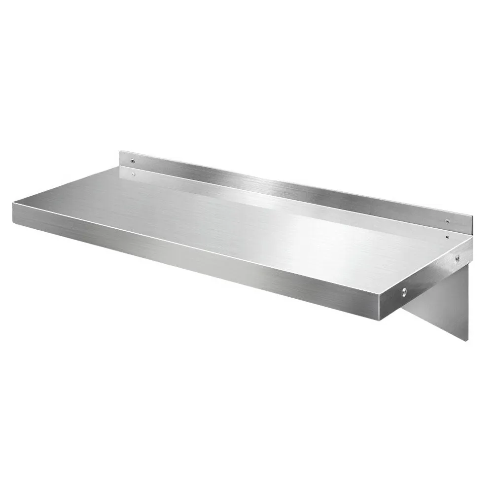 Heavy-Duty 900mm Stainless Steel Wall Shelf, Rust-Proof - Cefito