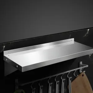Heavy-Duty 900mm Stainless Steel Wall Shelf, Rust-Proof - Cefito