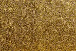 Italian Letterpress Marble Tobacco/Gold