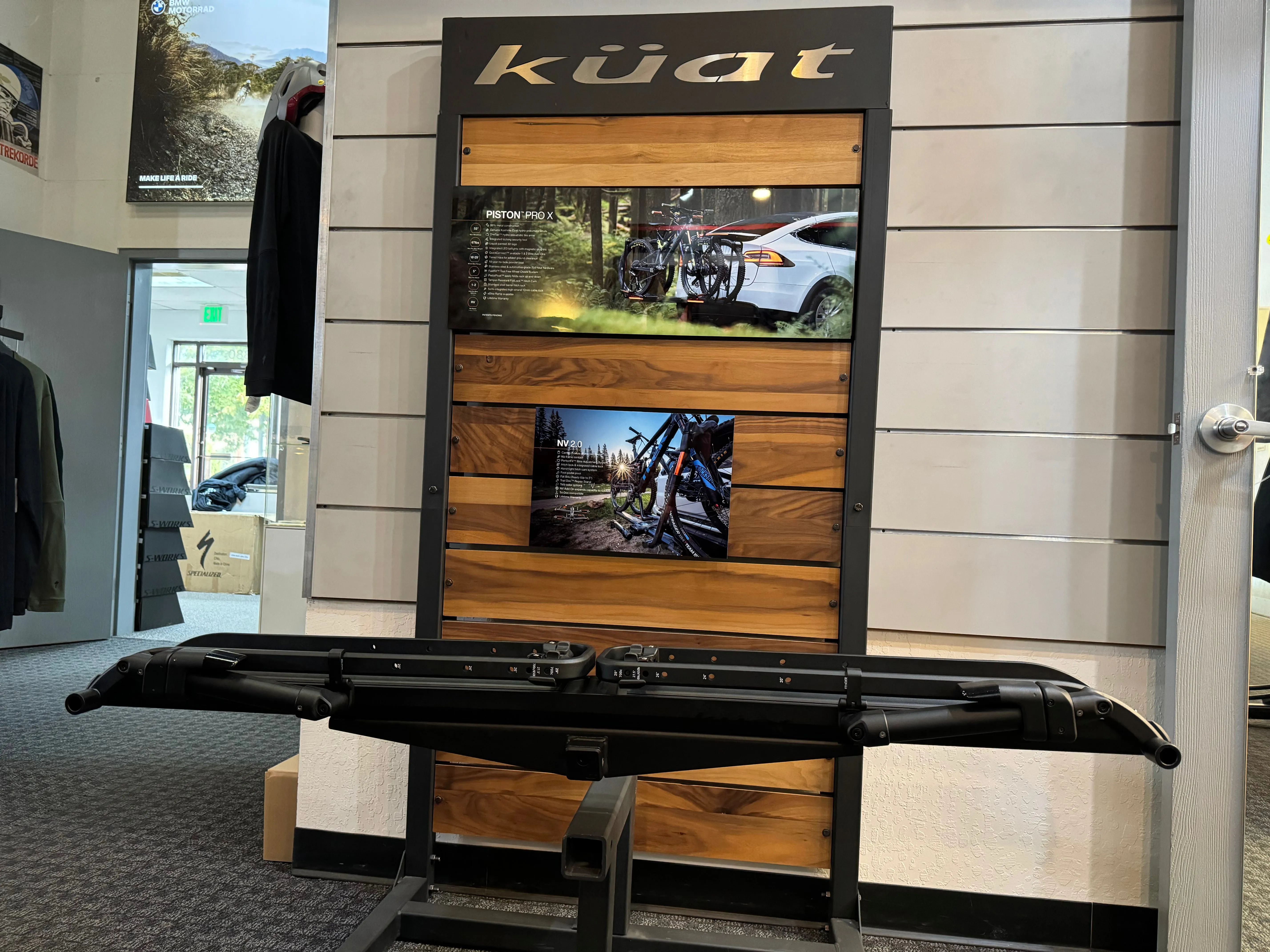 Kuat Piston SR Bike Rack with 2" Hitch Adapter - 1 Bike