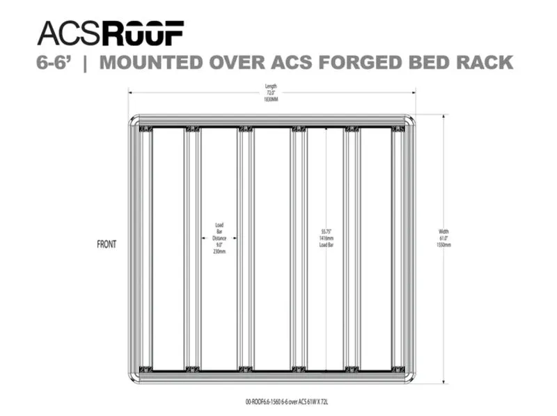 Leitner Designs ACS Roof Rack Platform For Bed Rack