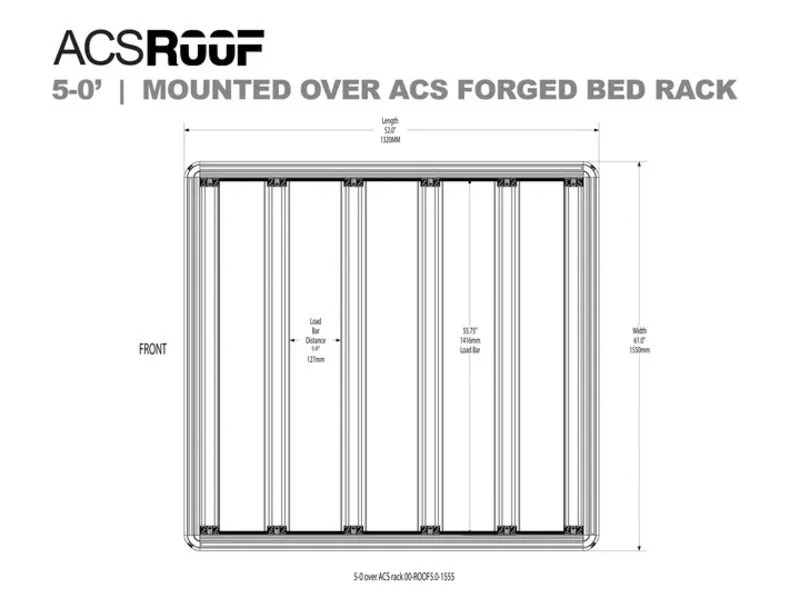 Leitner Designs ACS Roof Rack Platform For Bed Rack