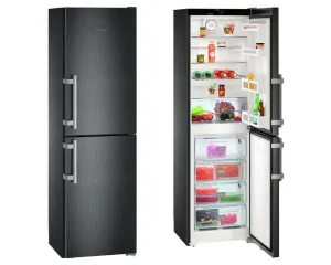 Liebherr CNBS3915 350 Litre Comfort Freestanding Fridge Freezer with NoFrost- 60cm Wide- BlackSteel