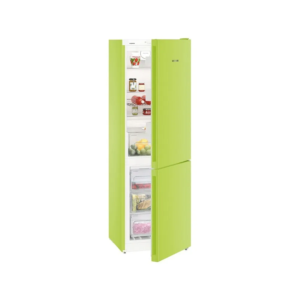 Liebherr CNKW4313 310 Litre Freestanding Fridge Freezer with NoFrost 60cm Wide- Kiwi Green