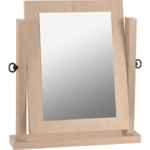 Lisbon Dressing Table Mirror Light Oak Effect Veneer