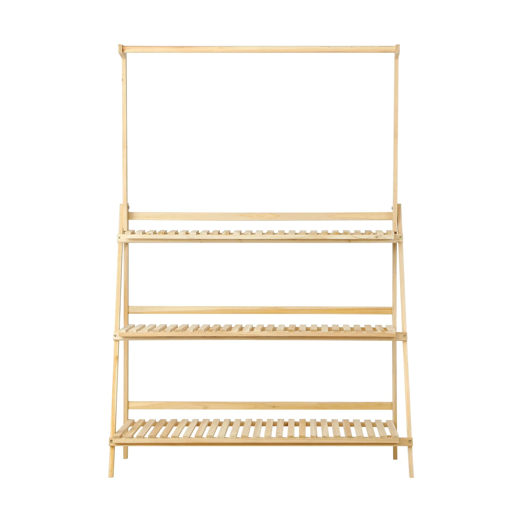 Livsip Plant Stand Outdoor Indoor Wooden Flower Pots Rack Corner Planter Shelf