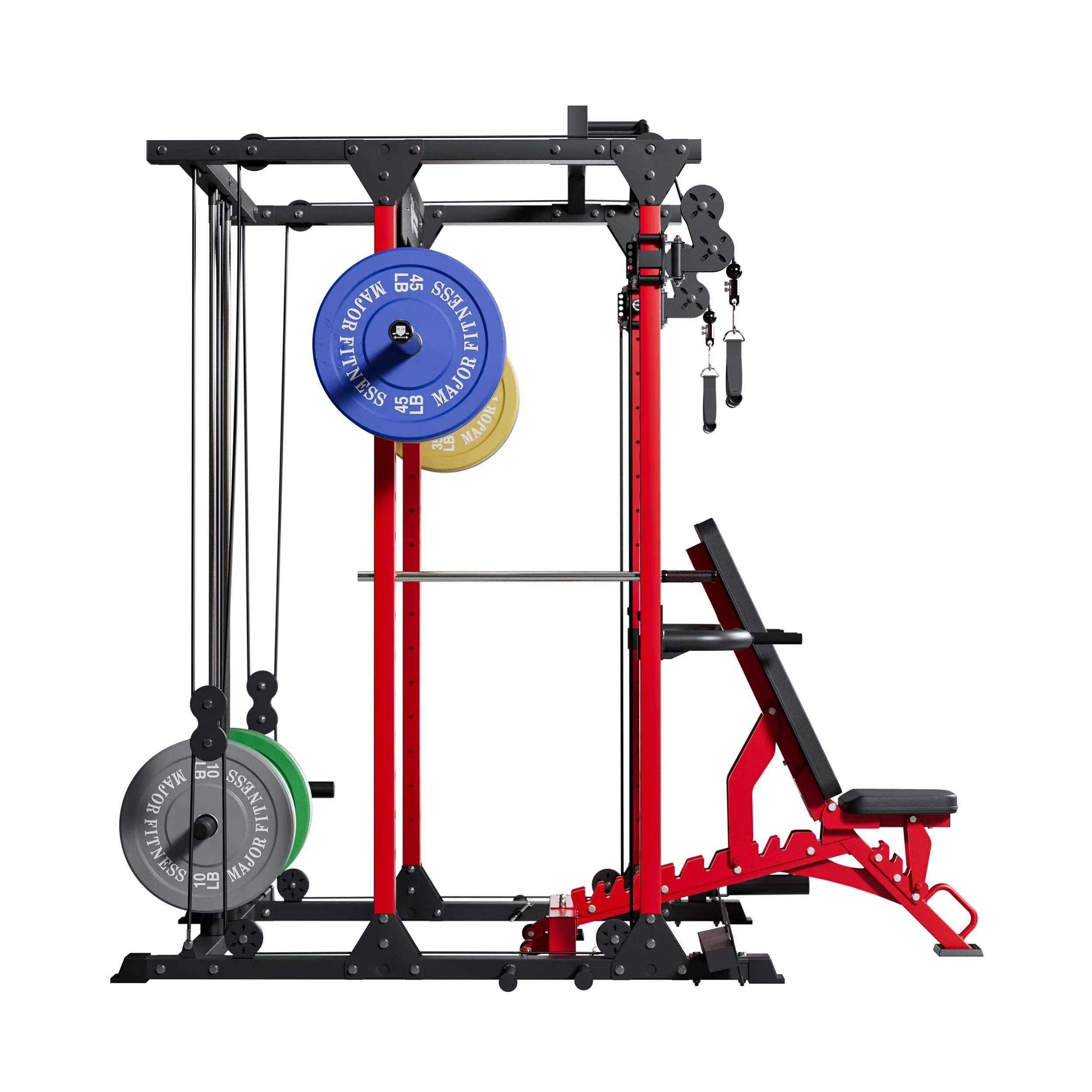 MAJOR FITNESS All-In-One Home Gym Power Rack PLM03