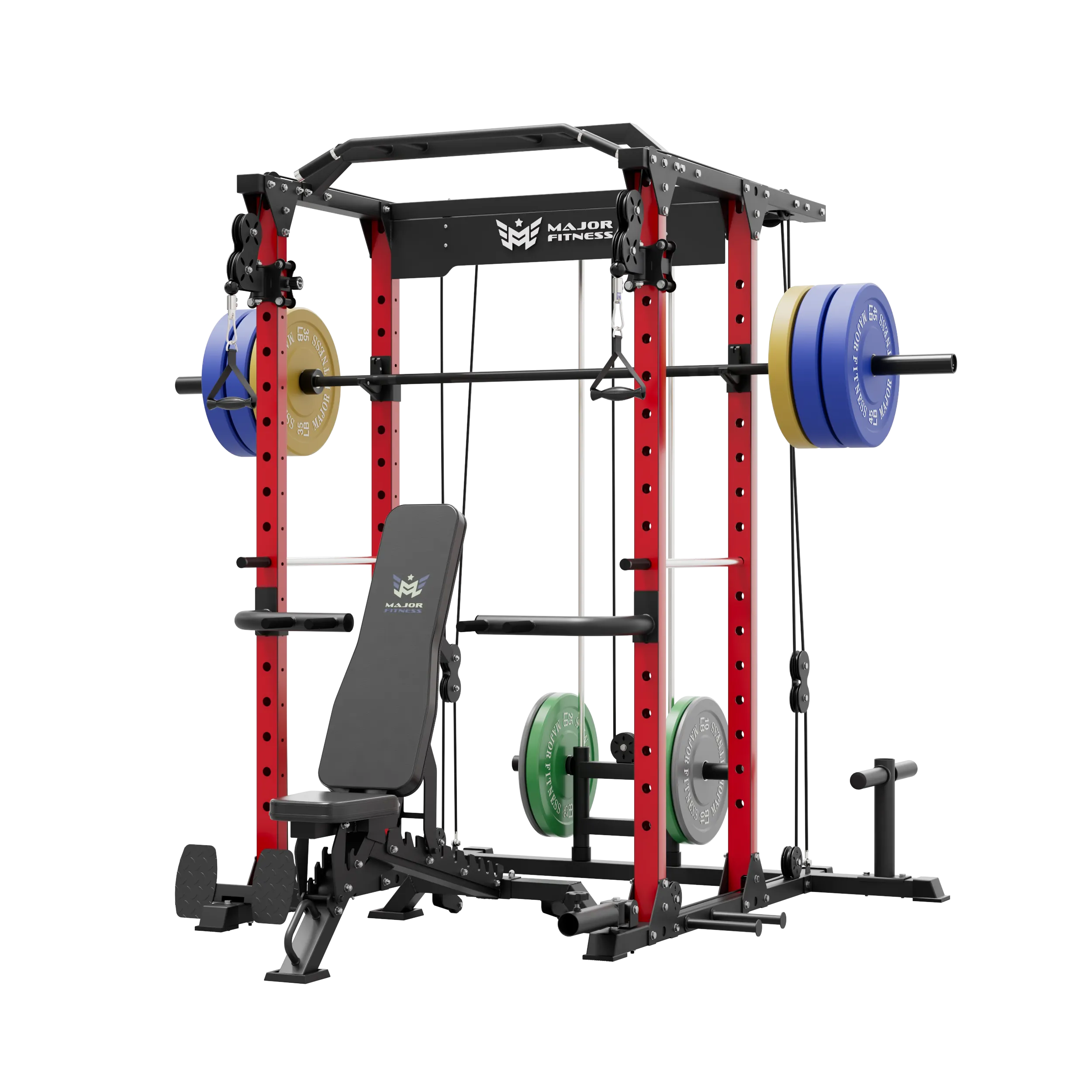 MAJOR FITNESS All-In-One Home Gym Power Rack PLM03