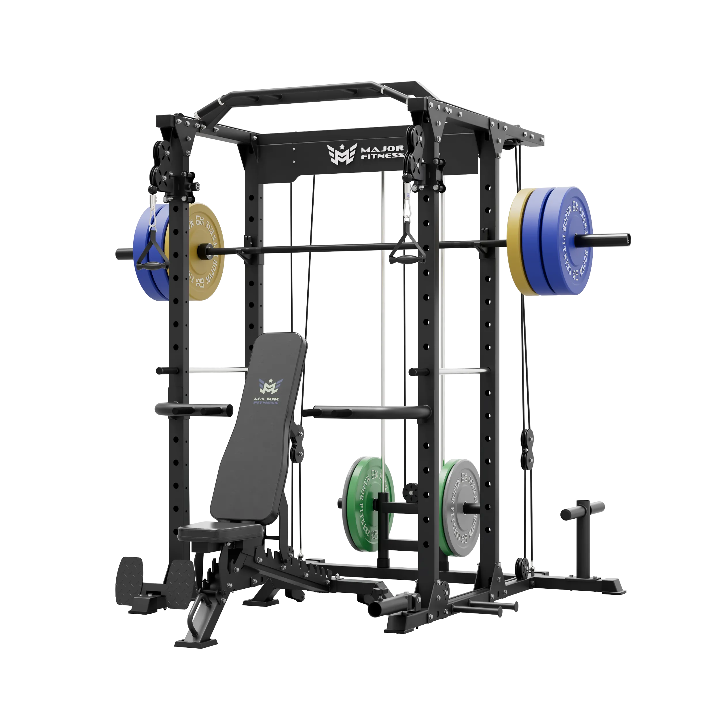 MAJOR FITNESS All-In-One Home Gym Power Rack PLM03
