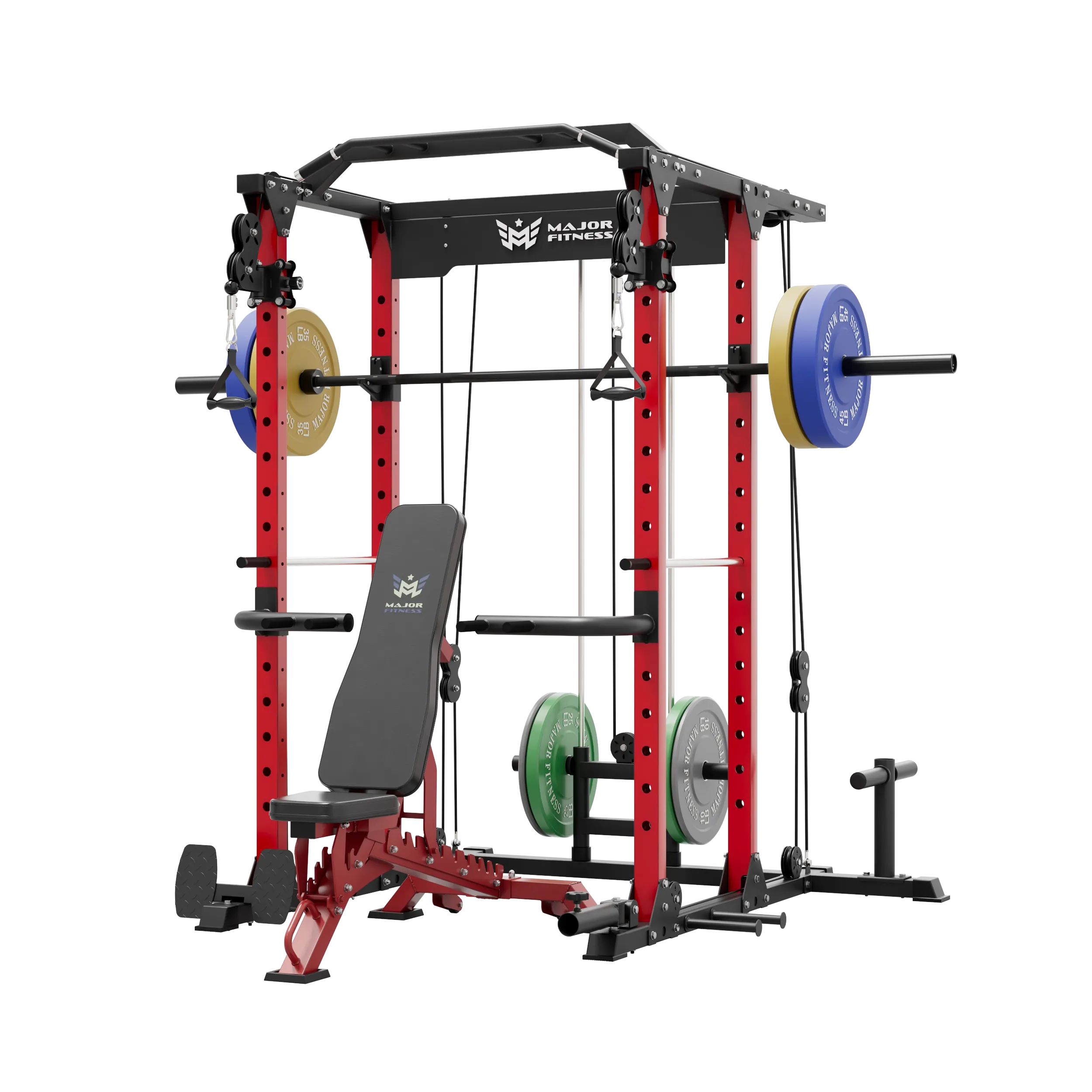 MAJOR FITNESS All-In-One Home Gym Power Rack PLM03