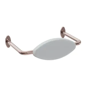 MECCA CARE DDA TOILET BACKREST BRUSHED BRONZE NRCR0001BZ